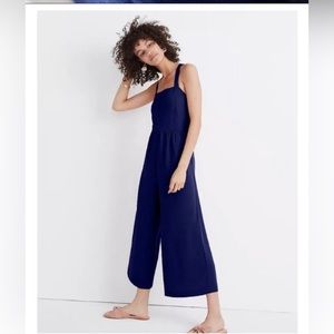 Madewell navy jumpsuit